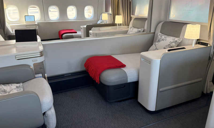 Caviar, champagne and a Porsche ride  as global aviation widens its class divide